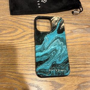 Green Burga iPhone 13 Pro case